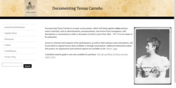 Documenting Teresa Carreño