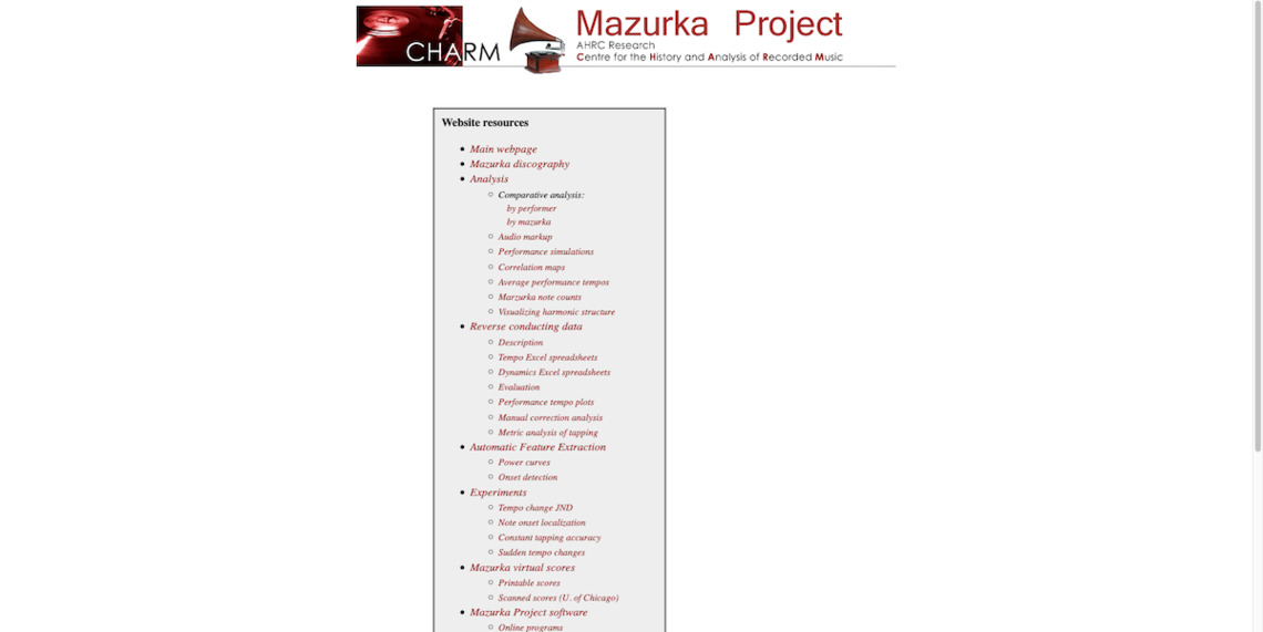 chopin-mazurka-project