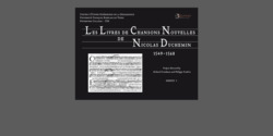 Les Livres de Chansons Nouvelles de Nicolas Du Chemin