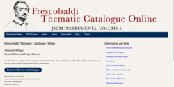 Frescobaldi Thematic Catalogue Online