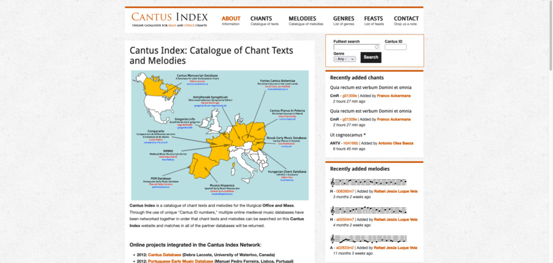 cantus-index