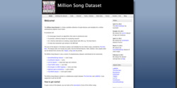 Million Song Dataset