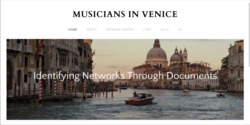 Musicians in Venice: Identifying Networks through Documents