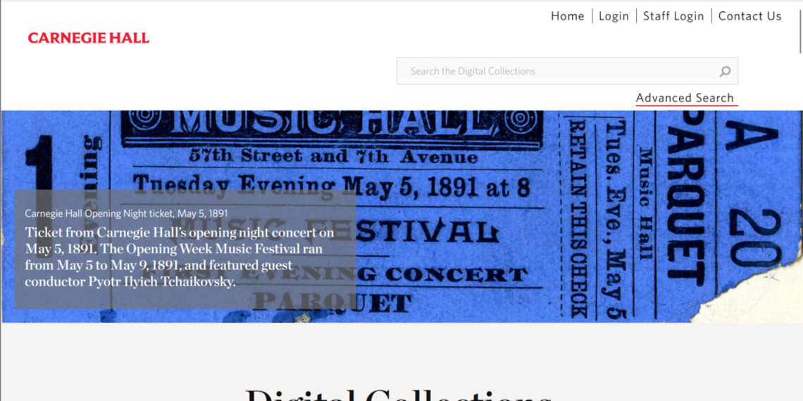 carnegie-hall-digital-collections