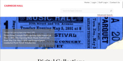 Carnegie Hall Digital Collections