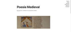 Poesía Medieval