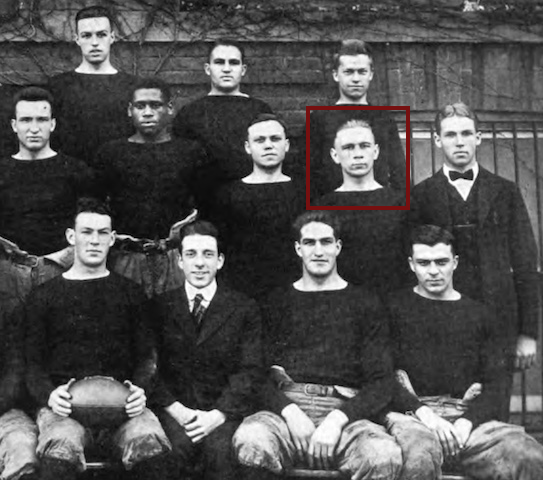 Varsity Football Team photo of 1917